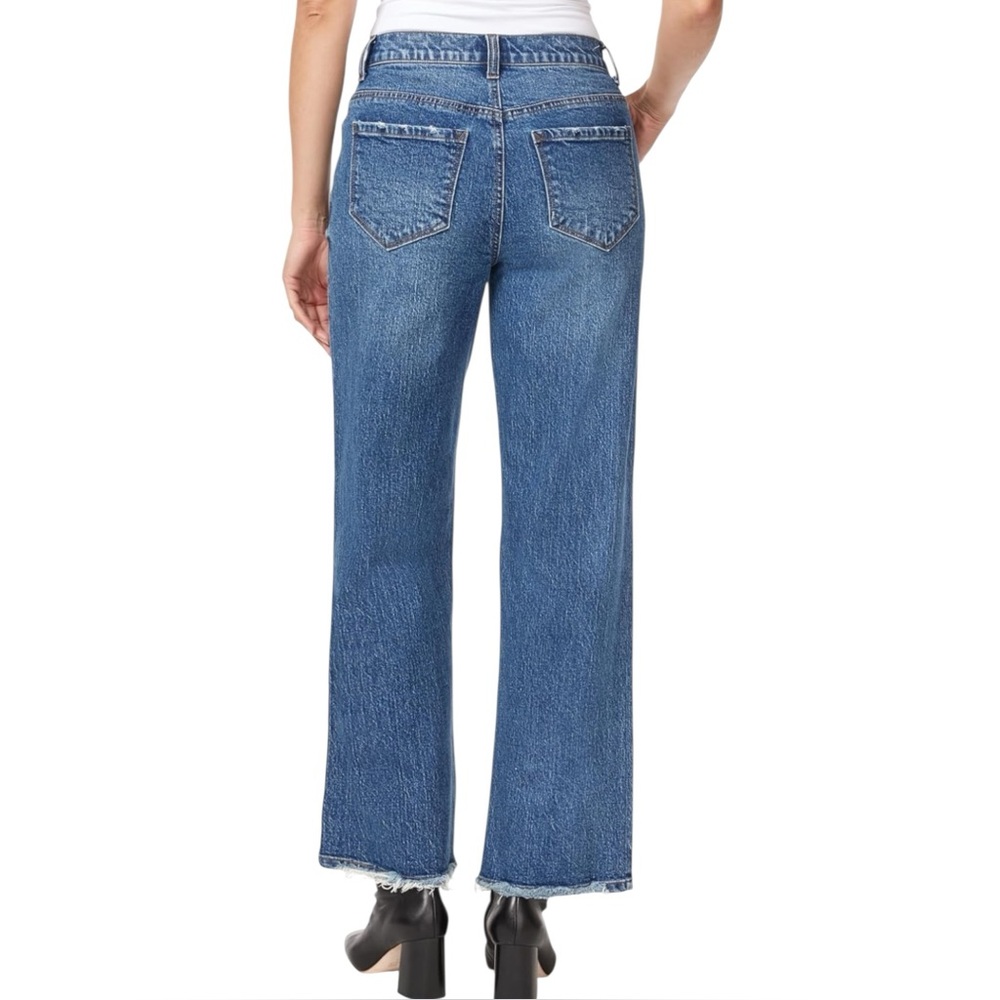 KENSIE Size 8/29 The Aubrey Retro Luxe High-Rise Relaxed Straight 30” Inseam NEW - Picture 6 of 12